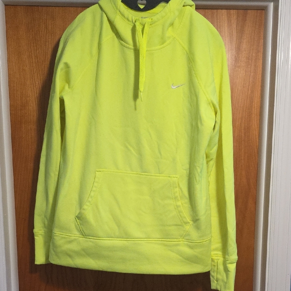 Nike Neon Yellow Pullover Hoodie